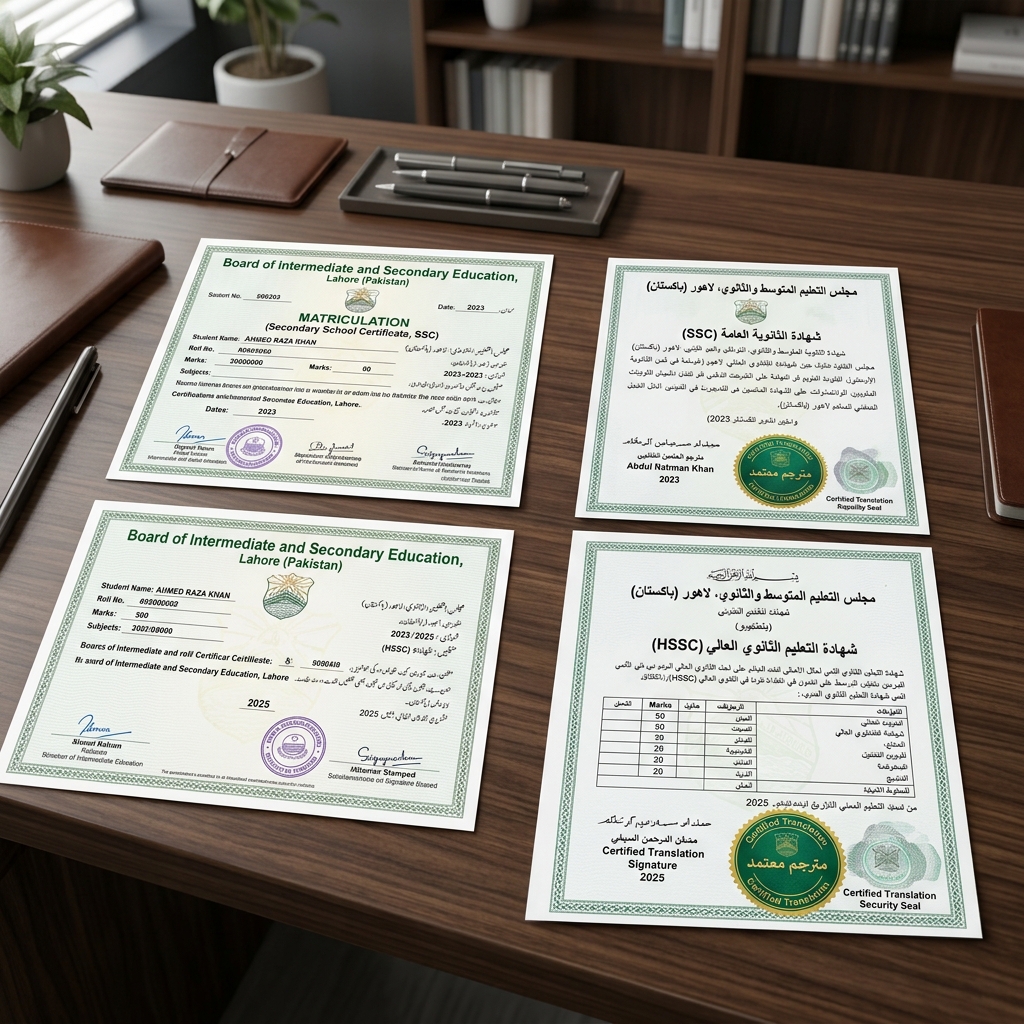 Arabic translation for bachelor students applying to Saudi scholarships